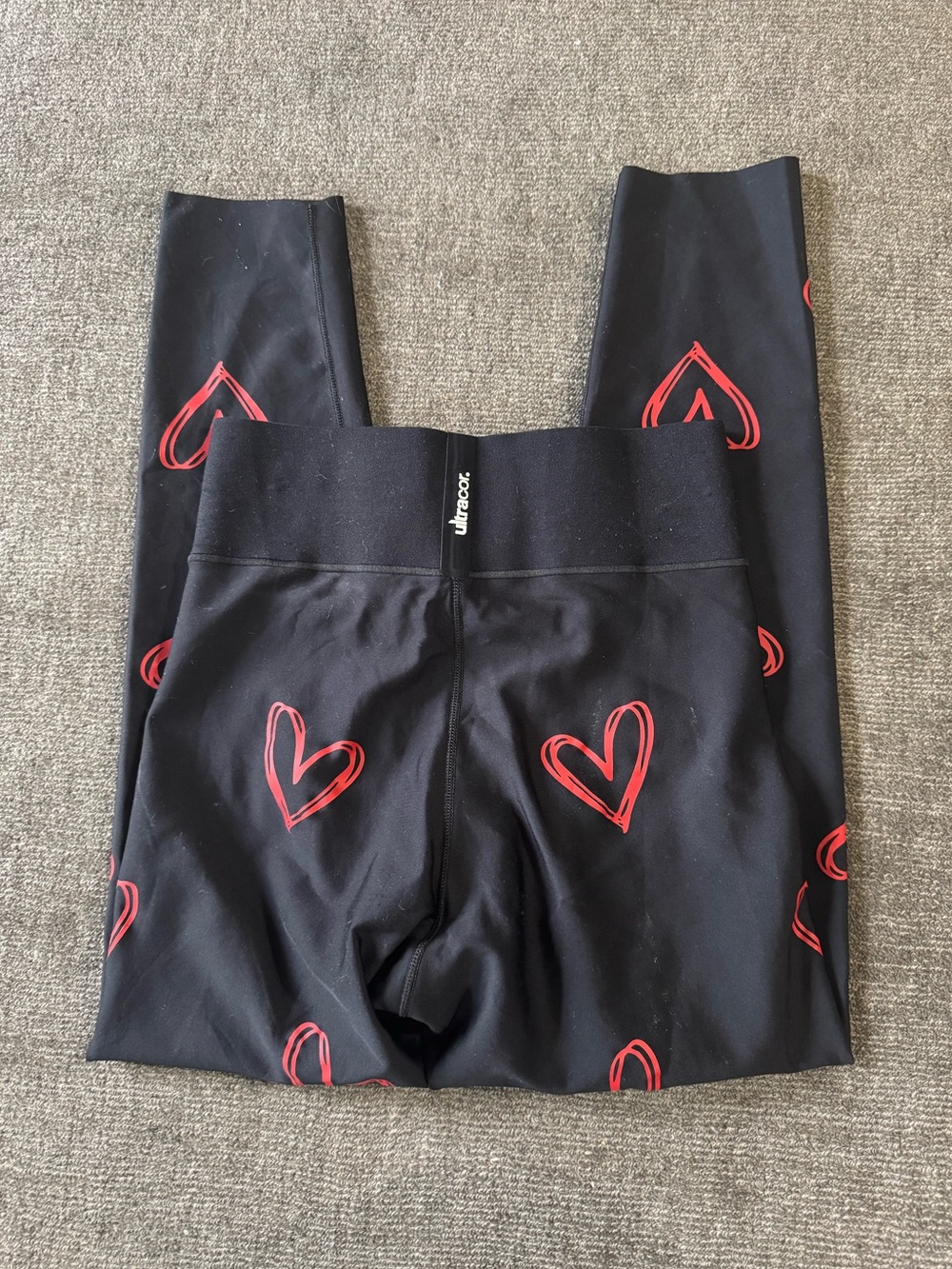 Ultracor K-Heart Ultra High Cropped Capri Legging Valentine’s Day - S